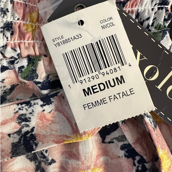 NWT Luxology Smocked Femme Fatale Fit & Flare Dress Size M - Picture 6 of 10